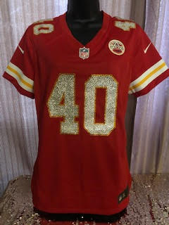 Blinged Out Football Jersey