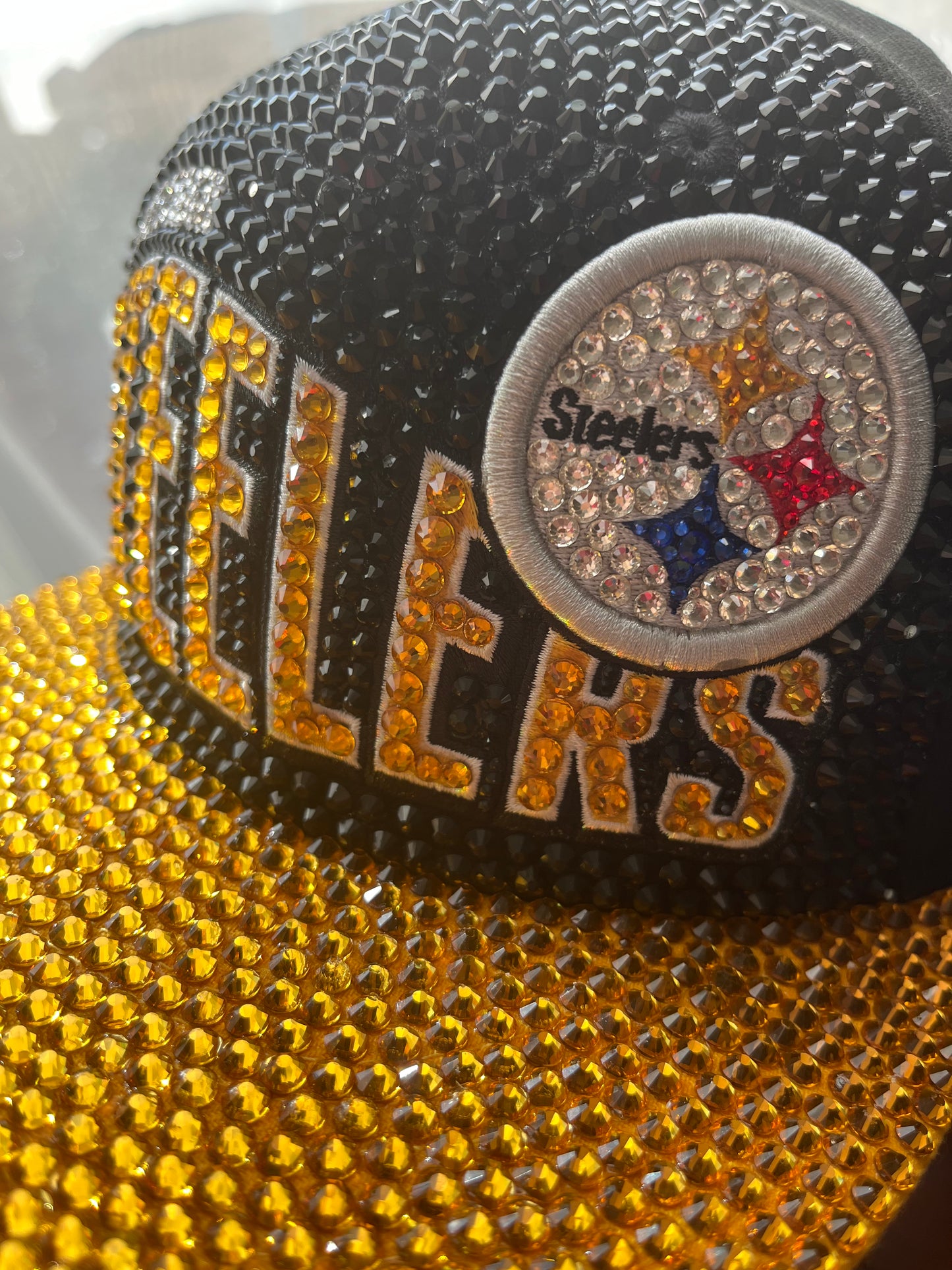 Blinged Out Pittsburgh Steelers Hat