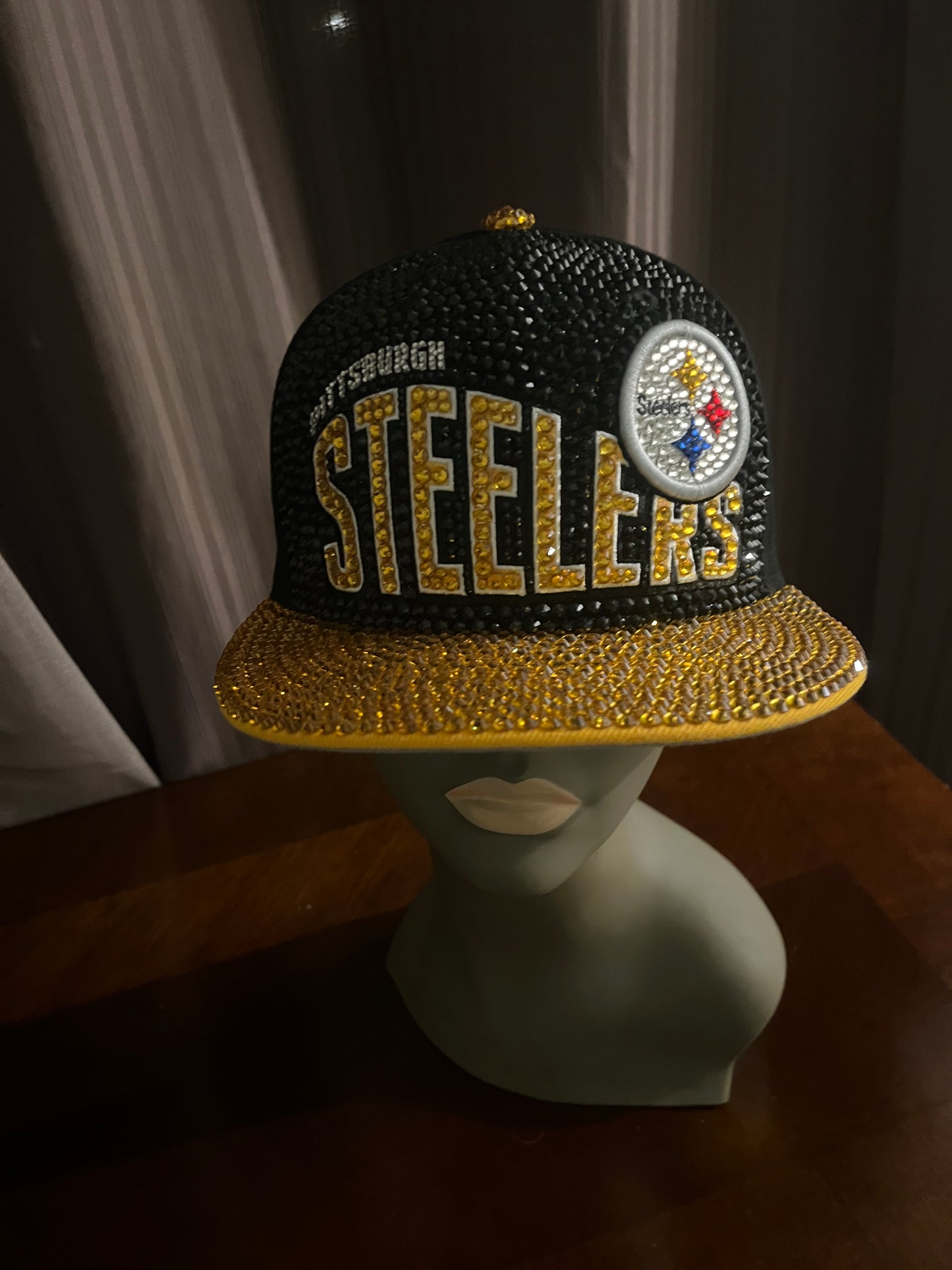 Blinged Out Pittsburgh Steelers Hat