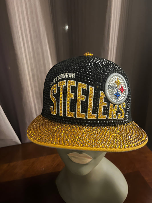 Blinged Out Pittsburgh Steelers Hat