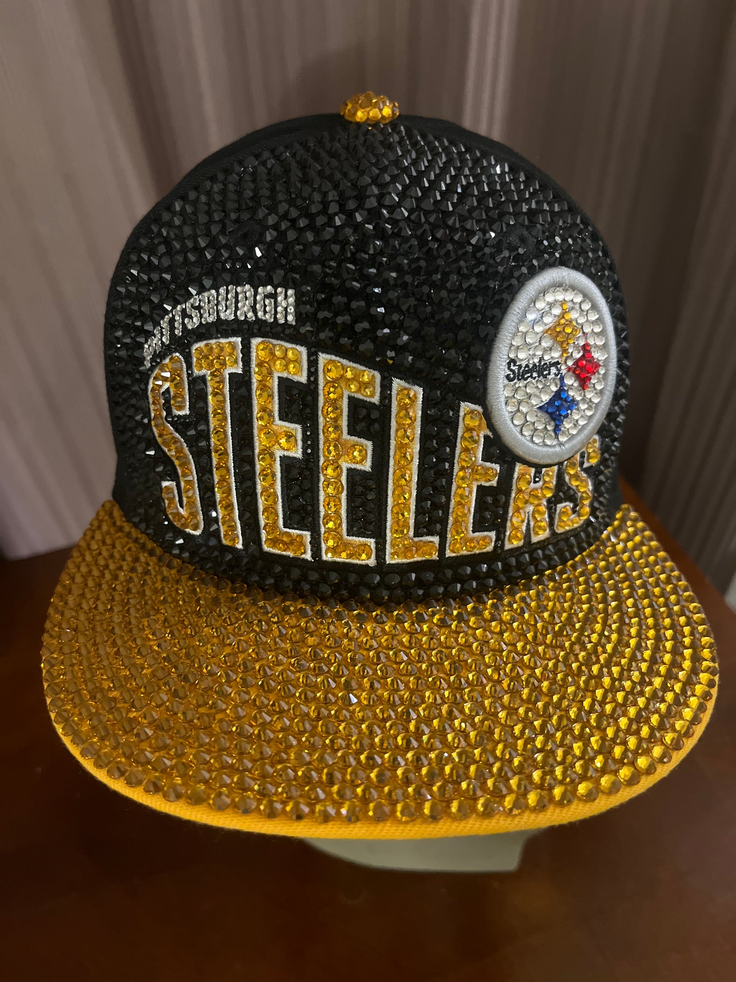 Blinged Out Pittsburgh Steelers Hat