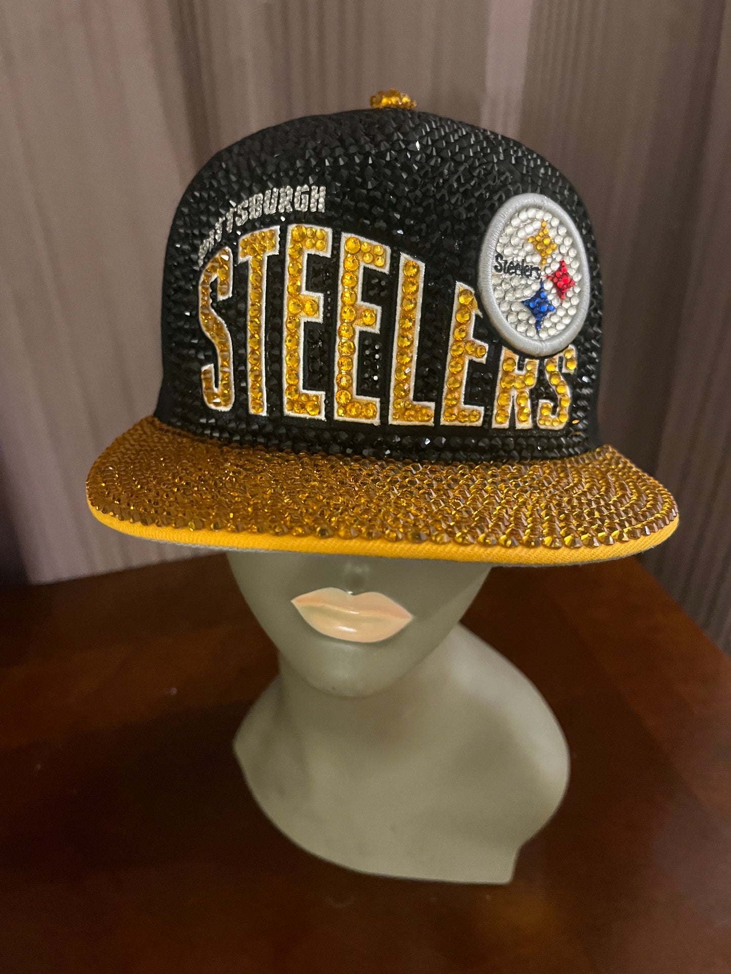 Blinged Out Pittsburgh Steelers Hat