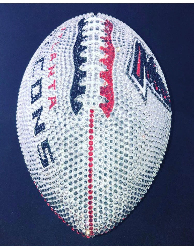 Rhinestone Encrusted NFL Football – Shinedesignsbypat